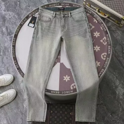 Replica Yves Saint Laurent YSL Jeans For Men #1290373 $48.00 USD for Wholesale