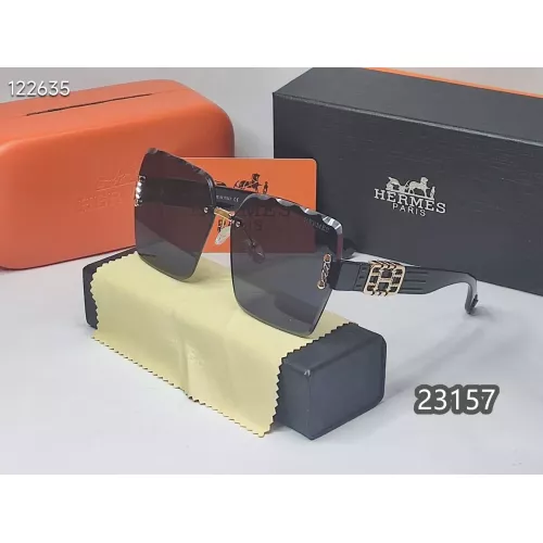 Wholesale Hermes Fashion Sunglasses #1290457 $25.00 USD, Wholesale Quality Replica Hermes Fashion Sunglasses