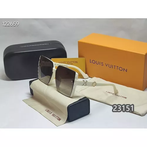 Wholesale Louis Vuitton Sunglasses #1290470 $25.00 USD, Wholesale Quality Replica Louis Vuitton Sunglasses