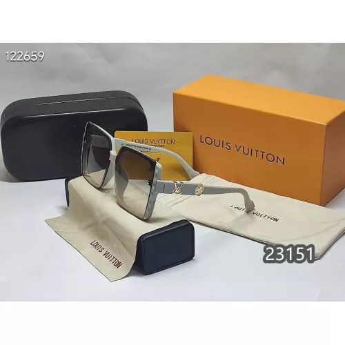 Wholesale Louis Vuitton Sunglasses #1290471 $25.00 USD, Wholesale Quality Replica Louis Vuitton Sunglasses