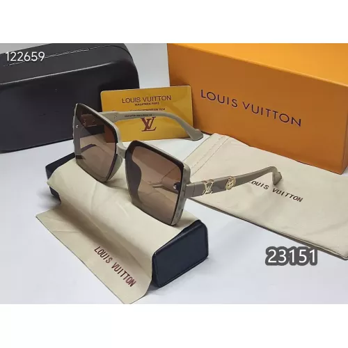 Wholesale Louis Vuitton Sunglasses #1290472 $25.00 USD, Wholesale Quality Replica Louis Vuitton Sunglasses