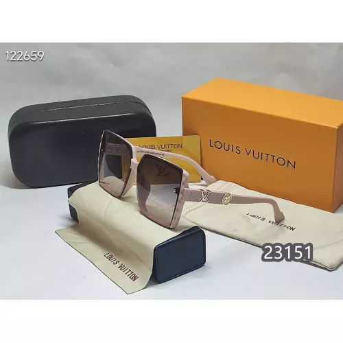 Wholesale Louis Vuitton Sunglasses #1290473 $25.00 USD, Wholesale Quality Replica Louis Vuitton Sunglasses