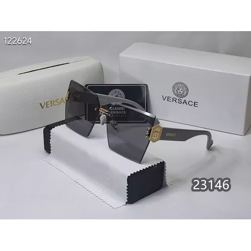 Wholesale Versace Sunglasses #1290528 $25.00 USD, Wholesale Quality Replica Versace Sunglasses