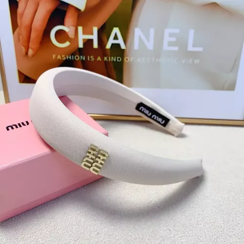 Wholesale MIU MIU Headband For Women #1290929 $27.00 USD, Wholesale Quality Replica MIU MIU Headband