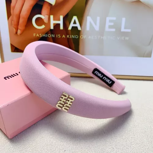 Wholesale MIU MIU Headband For Women #1290930 $27.00 USD, Wholesale Quality Replica MIU MIU Headband