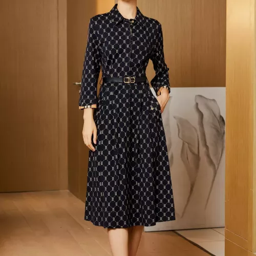 Wholesale Burberry Dresses Long Sleeved For Women #1291012 $132.00 USD, Wholesale Quality Replica Burberry Dresses