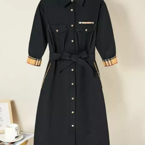 Wholesale Burberry Dresses Long Sleeved For Women #1291016 $125.00 USD, Wholesale Quality Replica Burberry Dresses