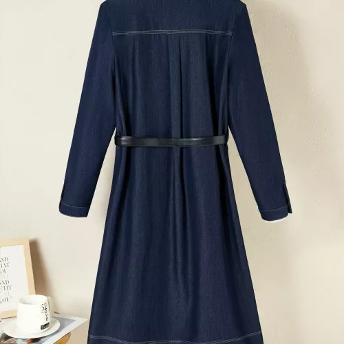 Replica Burberry Dresses Long Sleeved For Women #1291019 $128.00 USD for Wholesale