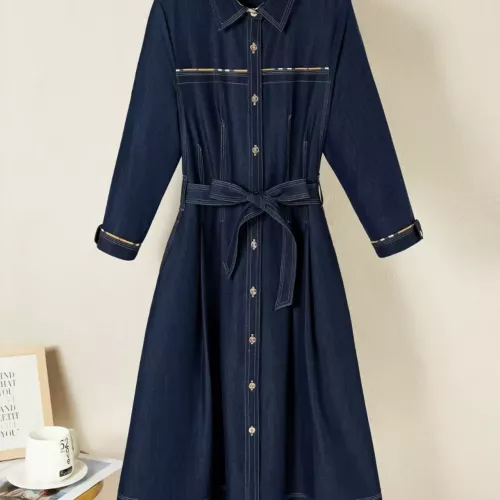 Wholesale Burberry Dresses Long Sleeved For Women #1291020 $128.00 USD, Wholesale Quality Replica Burberry Dresses