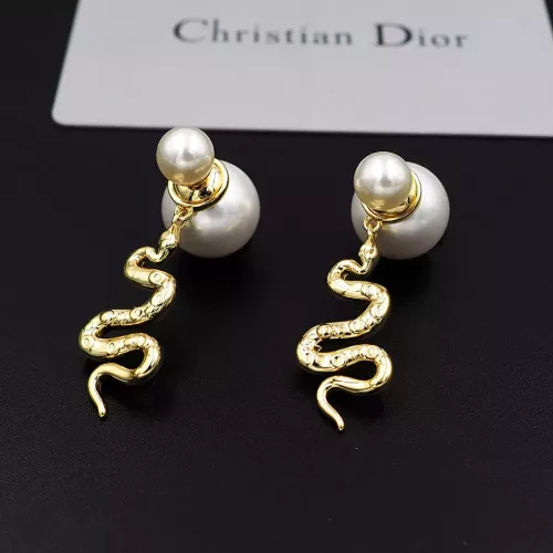 Replica Christian Dior Earrings For Women #1291057 $25.00 USD for Wholesale