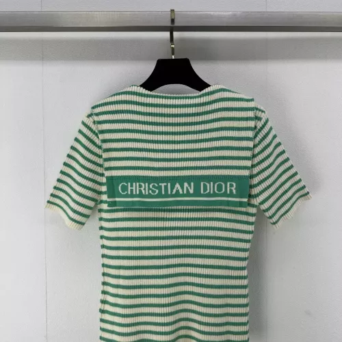 Replica Christian Dior Sweaters Short Sleeved For Women #1291136 $96.00 USD for Wholesale