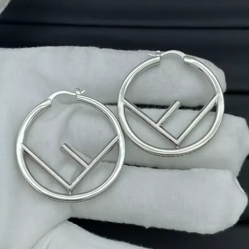 Wholesale Fendi Earrings For Women #1291213 $25.00 USD, Wholesale Quality Replica Fendi Earrings