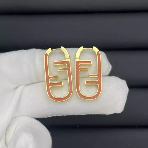 Wholesale Fendi Earrings For Women #1291218 $25.00 USD, Wholesale Quality Replica Fendi Earrings