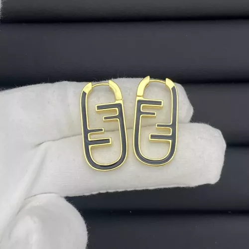 Wholesale Fendi Earrings For Women #1291219 $25.00 USD, Wholesale Quality Replica Fendi Earrings