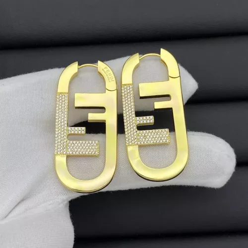 Wholesale Fendi Earrings For Women #1291220 $29.00 USD, Wholesale Quality Replica Fendi Earrings