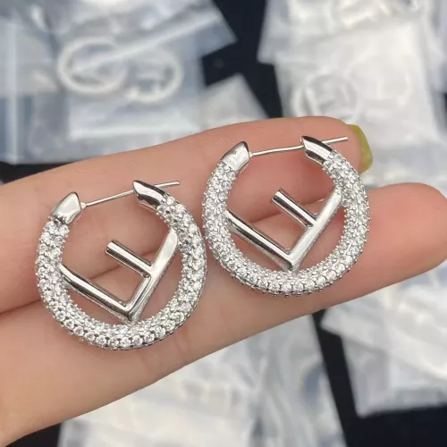 Wholesale Fendi Earrings For Women #1291223 $25.00 USD, Wholesale Quality Replica Fendi Earrings