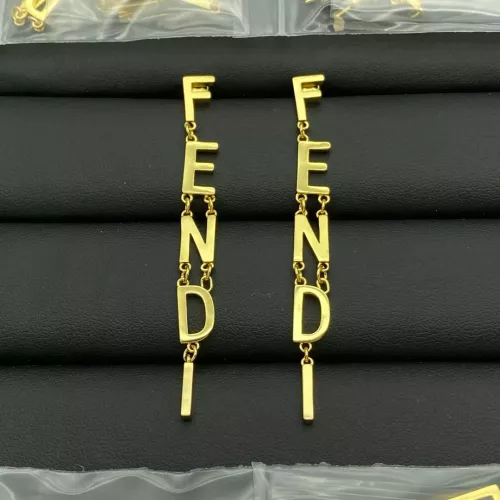 Wholesale Fendi Earrings For Women #1291226 $23.00 USD, Wholesale Quality Replica Fendi Earrings