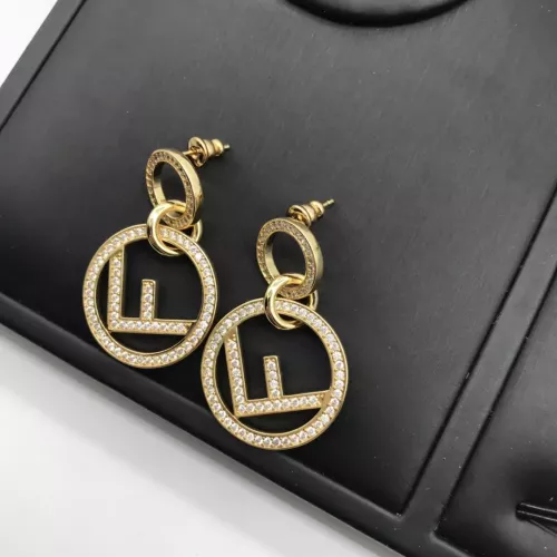 Replica Fendi Earrings For Women #1291227 $25.00 USD for Wholesale