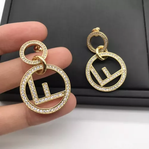 Replica Fendi Earrings For Women #1291227 $25.00 USD for Wholesale