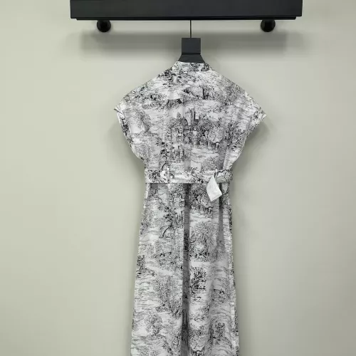 Replica Christian Dior Dresses Short Sleeved For Women #1291376 $115.00 USD for Wholesale