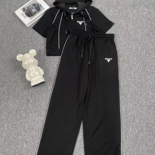 Wholesale Prada Tracksuits Short Sleeved For Women #1291508 $88.00 USD, Wholesale Quality Replica Prada Tracksuits