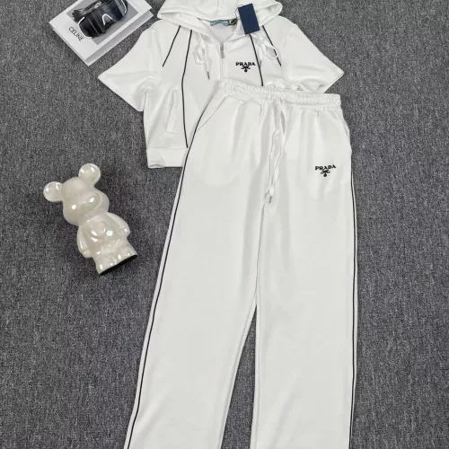 Wholesale Prada Tracksuits Short Sleeved For Women #1291509 $88.00 USD, Wholesale Quality Replica Prada Tracksuits