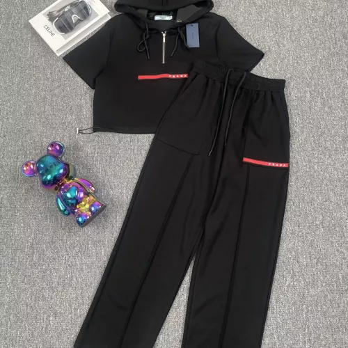 Wholesale Prada Tracksuits Short Sleeved For Women #1291519 $88.00 USD, Wholesale Quality Replica Prada Tracksuits