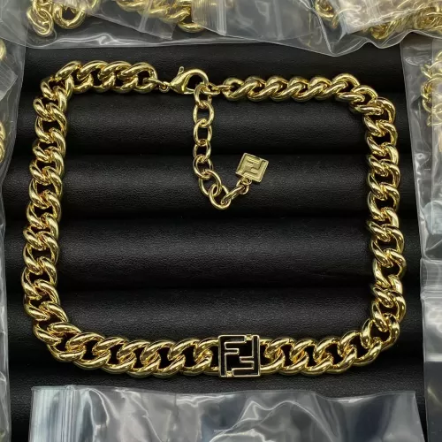 Wholesale Fendi Necklaces #1291552 $25.00 USD, Wholesale Quality Replica Fendi Necklaces