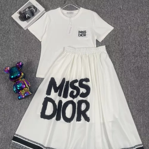 Wholesale Christian Dior Tracksuits Short Sleeved For Women #1291556 $85.00 USD, Wholesale Quality Replica Christian Dior Tracksuits