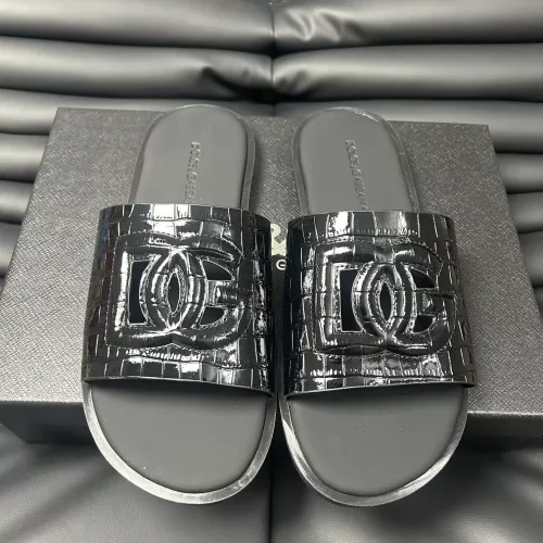 Wholesale Dolce &amp; Gabbana D&amp;G Slippers For Men #1291702 $68.00 USD, Wholesale Quality Replica Dolce &amp; Gabbana D&amp;G Slippers