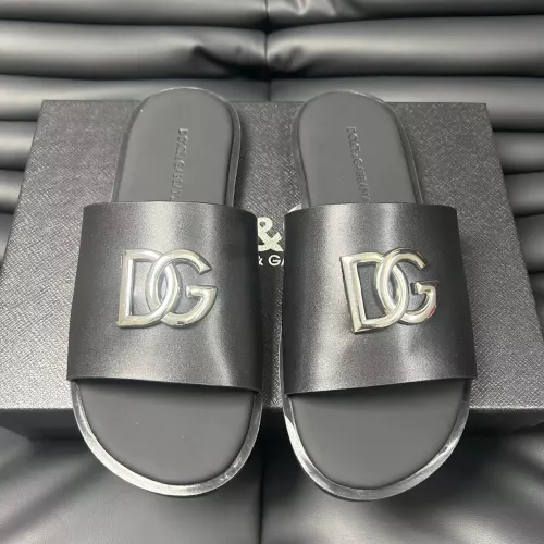 Wholesale Dolce &amp; Gabbana D&amp;G Slippers For Men #1291707 $68.00 USD, Wholesale Quality Replica Dolce &amp; Gabbana D&amp;G Slippers