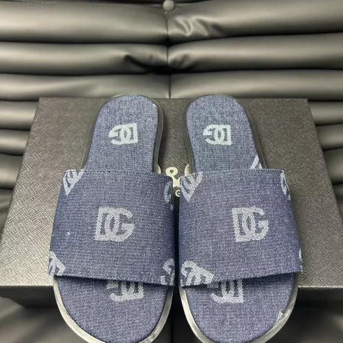 Wholesale Dolce &amp; Gabbana D&amp;G Slippers For Men #1291708 $68.00 USD, Wholesale Quality Replica Dolce &amp; Gabbana D&amp;G Slippers