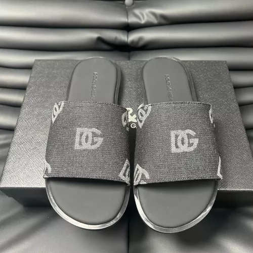 Wholesale Dolce &amp; Gabbana D&amp;G Slippers For Men #1291709 $68.00 USD, Wholesale Quality Replica Dolce &amp; Gabbana D&amp;G Slippers