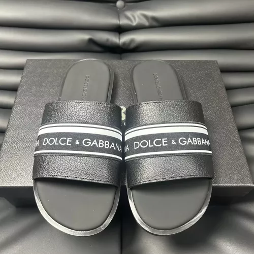 Wholesale Dolce &amp; Gabbana D&amp;G Slippers For Men #1291715 $68.00 USD, Wholesale Quality Replica Dolce &amp; Gabbana D&amp;G Slippers