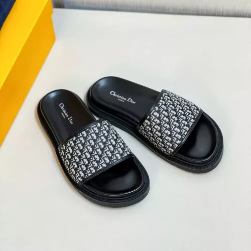 Replica Christian Dior Slippers For Men #1291779 $68.00 USD for Wholesale