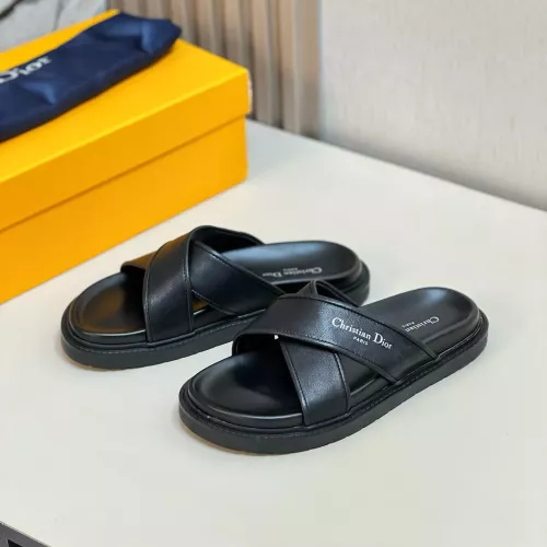 Wholesale Christian Dior Slippers For Men #1291783 $68.00 USD, Wholesale Quality Replica Christian Dior Slippers