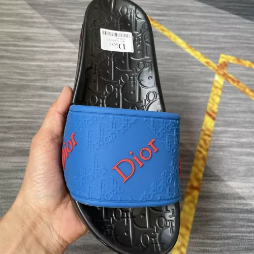 Replica Christian Dior Slippers For Men #1291839 $42.00 USD for Wholesale