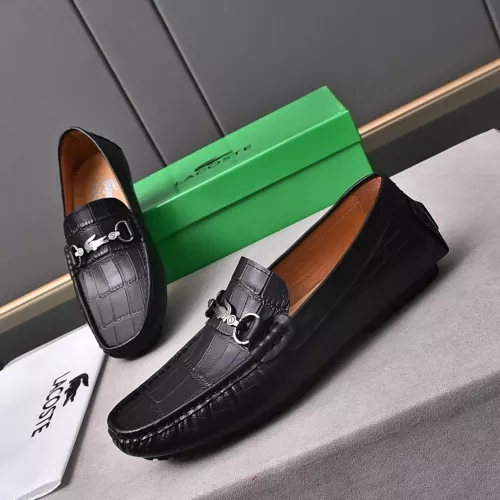 Replica Lacoste Leather Shoes For Men #1291875 $80.00 USD for Wholesale