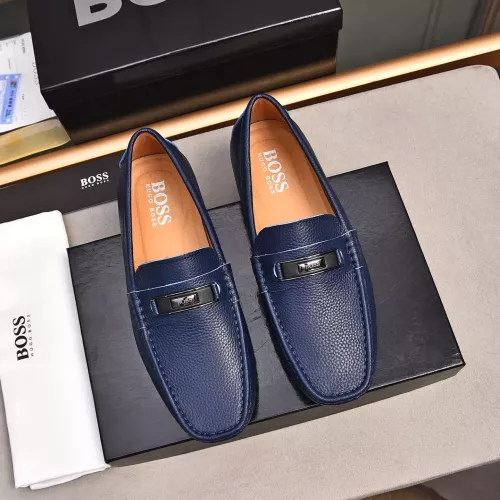 Wholesale Boss Leather Shoes For Men #1291876 $80.00 USD, Wholesale Quality Replica Boss Leather Shoes