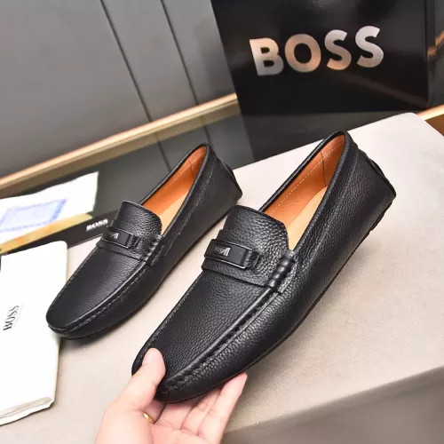 Replica Boss Leather Shoes For Men #1291877 $80.00 USD for Wholesale