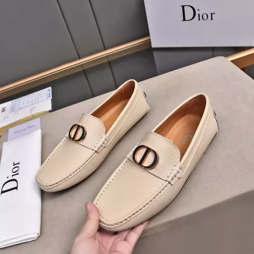 Wholesale Christian Dior Leather Shoes For Men #1291899 $80.00 USD, Wholesale Quality Replica Christian Dior Leather Shoes