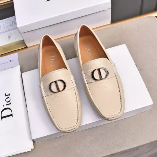 Replica Christian Dior Leather Shoes For Men #1291899 $80.00 USD for Wholesale