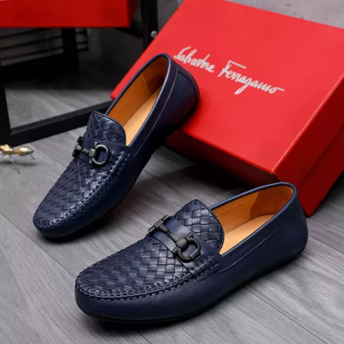 Wholesale Salvatore Ferragamo Leather Shoes For Men #1291947 $92.00 USD, Wholesale Quality Replica Salvatore Ferragamo Leather Shoes