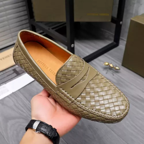 Replica Bottega Veneta BV Leather Shoes For Men #1291973 $96.00 USD for Wholesale