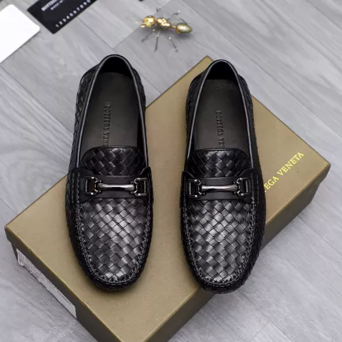 Replica Bottega Veneta BV Leather Shoes For Men #1291976 $96.00 USD for Wholesale