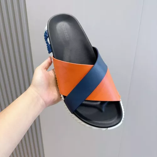 Replica Hermes Slippers For Men #1292028 $68.00 USD for Wholesale