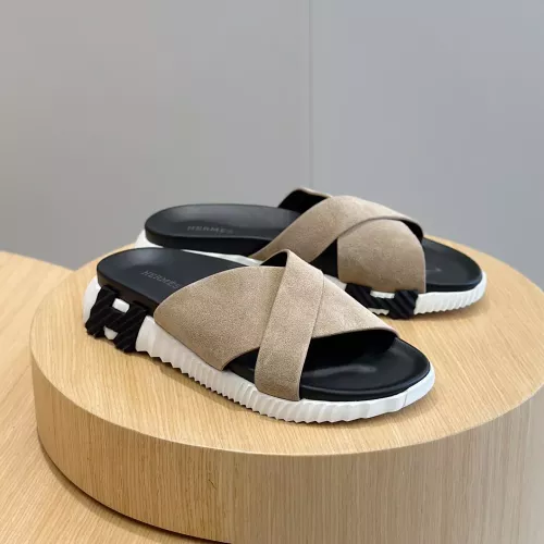 Wholesale Hermes Slippers For Men #1292038 $68.00 USD, Wholesale Quality Replica Hermes Slippers