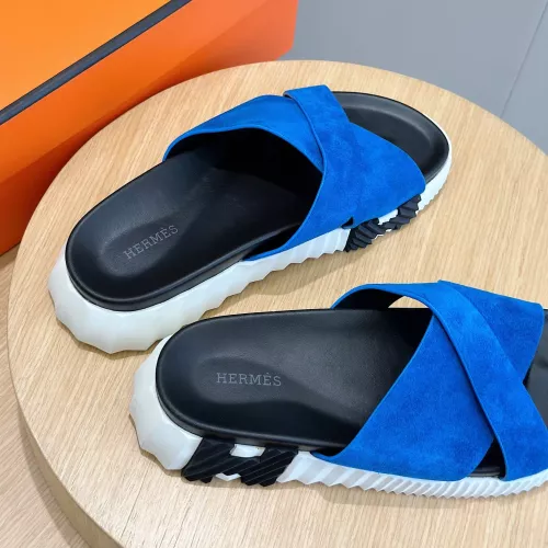 Replica Hermes Slippers For Men #1292040 $68.00 USD for Wholesale