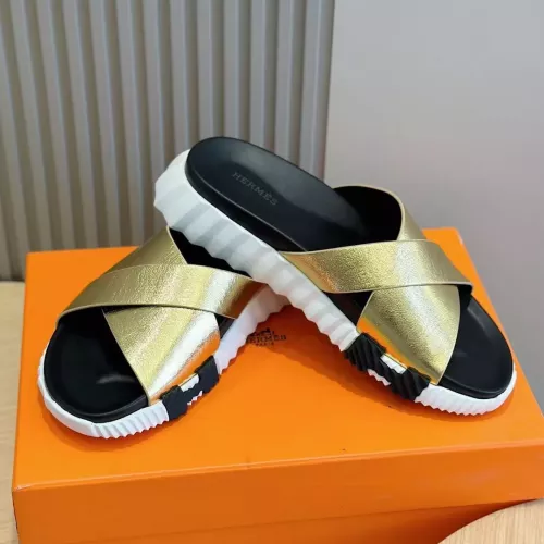 Replica Hermes Slippers For Men #1292042 $68.00 USD for Wholesale