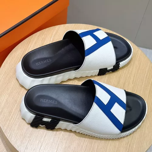 Replica Hermes Slippers For Men #1292061 $68.00 USD for Wholesale